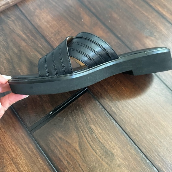 Madewell Pieced Crisscross Leather Slides - Picture 11 of 12